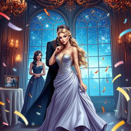 A captivating book cover for a fantasy romance novel by A