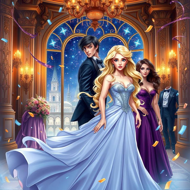 A captivating book cover for a fantasy romance novel by A