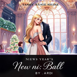 A beautifully illustrated book cover for a fantasy romance novel by A