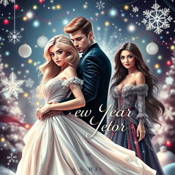 A captivating book cover for a fantasy romance novel by A