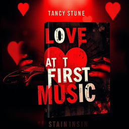 A stunning book cover design inspired by the title "Love At First Music"