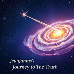 A stunning cosmic scene featuring a starry sky adorned with countless sparkling stars and a magnificent swirling galaxy