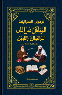 A scholarly book cover featuring the title 'قواعد فقہیہ اور خبرِ واحد کے تعلق پرامام ابو حنیفہ اور شیخ الاسلام مولانا حافظ زبیر کے منہج کا فرق'