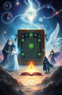 An enigmatic and mystical scene depicting the '5 Secrets of Fate'