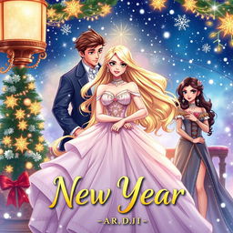 A vibrant book cover for a fantasy romance novel by A
