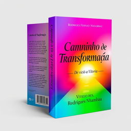 A visually striking book cover design featuring vibrant colors representing transformation and growth