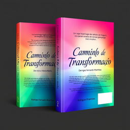 A visually striking book cover design featuring vibrant colors representing transformation and growth