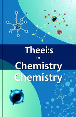 A detailed and informative thesis cover for a Bachelor's degree in Chemistry, focusing on nanoparticles and carbon quantum dots