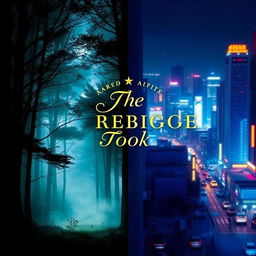 A visually striking book cover featuring two distinct yet complementary images, one on the left and one on the right
