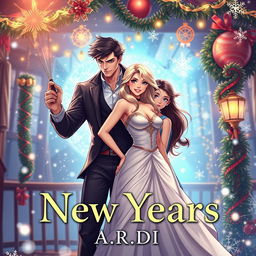 A captivating book cover for a fantasy romance novel by A