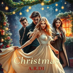 A captivating book cover for a fantasy romance novel by A