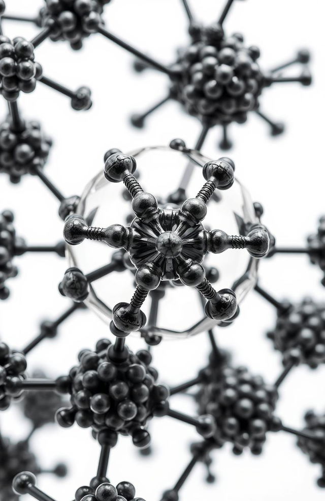 Carbon nanoparticles with a multi-layered graphene structure filled with amorphous structures forming a larger crystalline network in a spherical shape