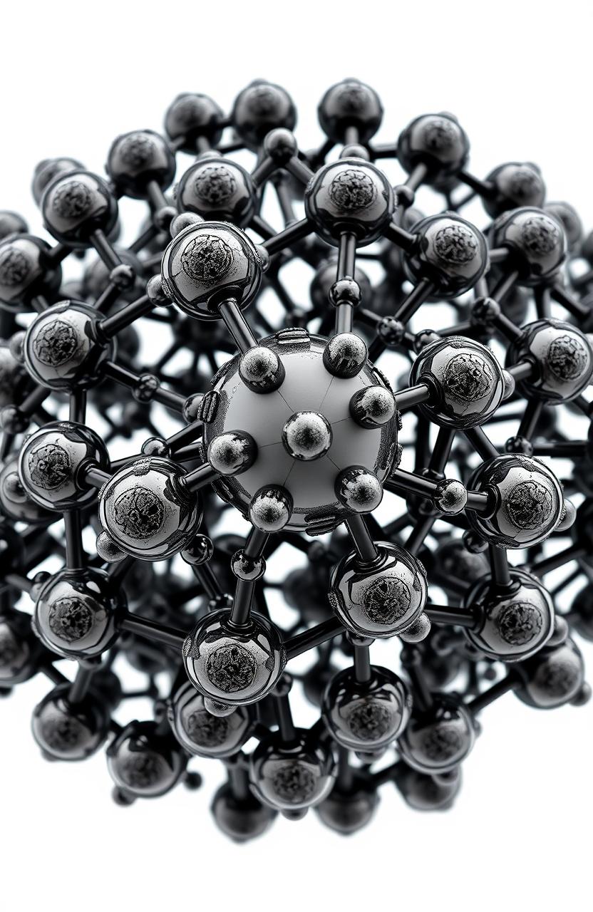 Spherical crystalline network of carbon nanoparticles with a combined structure of multiple layers of graphene, amorphous structures, and fragments of graphite