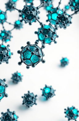 Spherical carbon nanoparticles forming a crystalline network, showcasing a combined structure of multiple graphene layers, amorphous structures, and graphite fragments