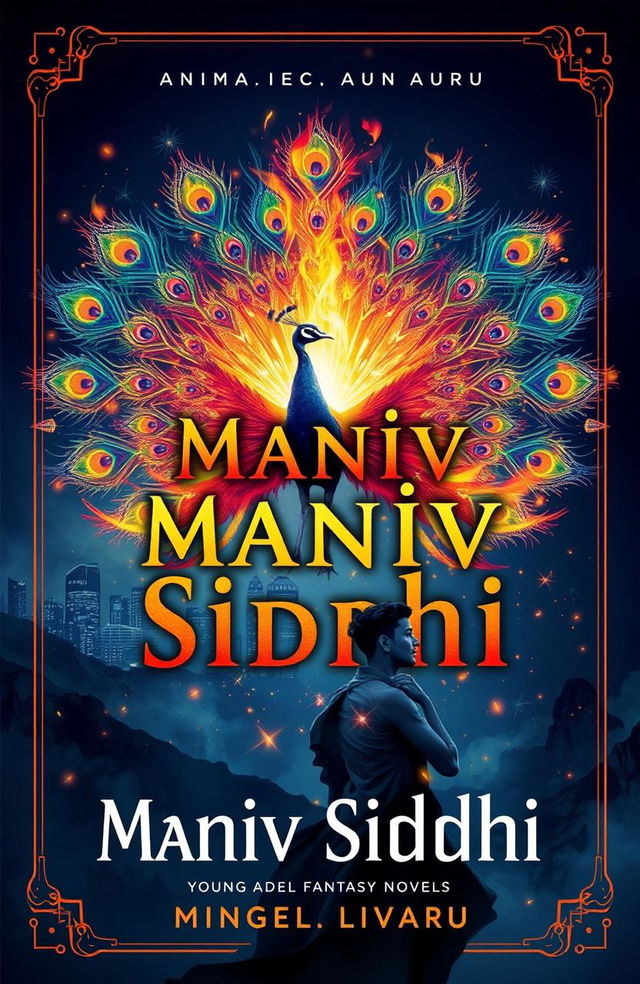 Design a captivating book cover for the young adult fantasy novel 'Maniv Siddhi'