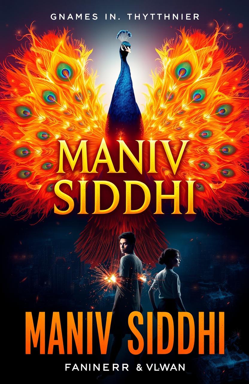 Design a captivating book cover for the young adult fantasy novel 'Maniv Siddhi'