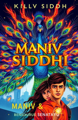 Create a captivating book cover for 'Maniv Siddhi', a young adult fantasy novel that focuses on self-discovery and supernatural abilities