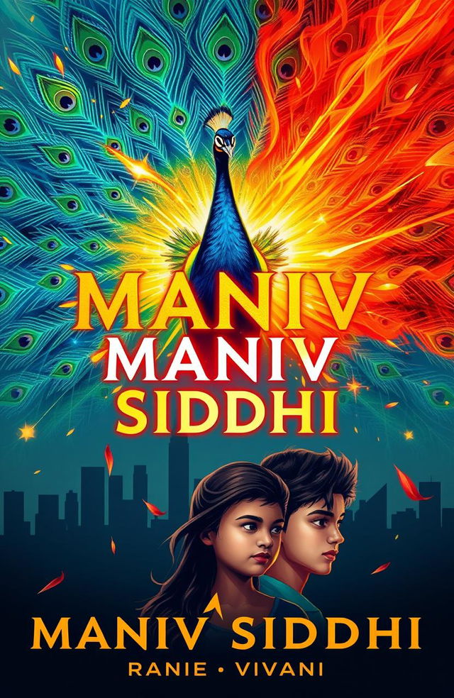 Create a captivating book cover for 'Maniv Siddhi', a young adult fantasy novel that focuses on self-discovery and supernatural abilities