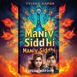 Create a captivating book cover for 'Maniv Siddhi', a young adult fantasy novel that explores themes of self-discovery and supernatural abilities