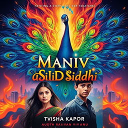 Create a captivating book cover for 'Maniv Siddhi', a young adult fantasy novel that explores themes of self-discovery and supernatural abilities