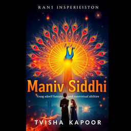 Create a captivating book cover for 'Maniv Siddhi', a young adult fantasy novel focused on self-discovery and supernatural abilities