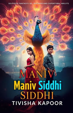 Create a captivating book cover for 'Maniv Siddhi', a young adult fantasy novel focused on self-discovery and supernatural abilities