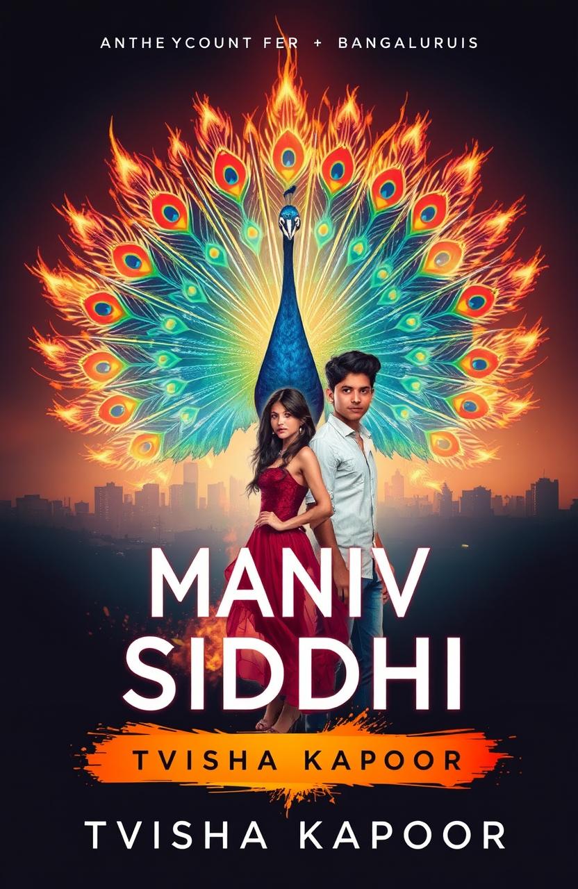 Create a captivating book cover for 'Maniv Siddhi', a young adult fantasy novel focused on self-discovery and supernatural abilities