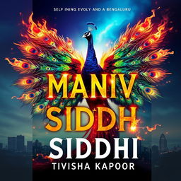 Create a captivating book cover for 'Maniv Siddhi', a young adult fantasy novel about self-discovery and supernatural abilities