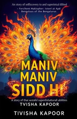 Create a captivating book cover for 'Maniv Siddhi', a story of self-discovery and supernatural abilities