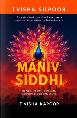 Create a captivating book cover for 'Maniv Siddhi', a story of self-discovery and supernatural abilities