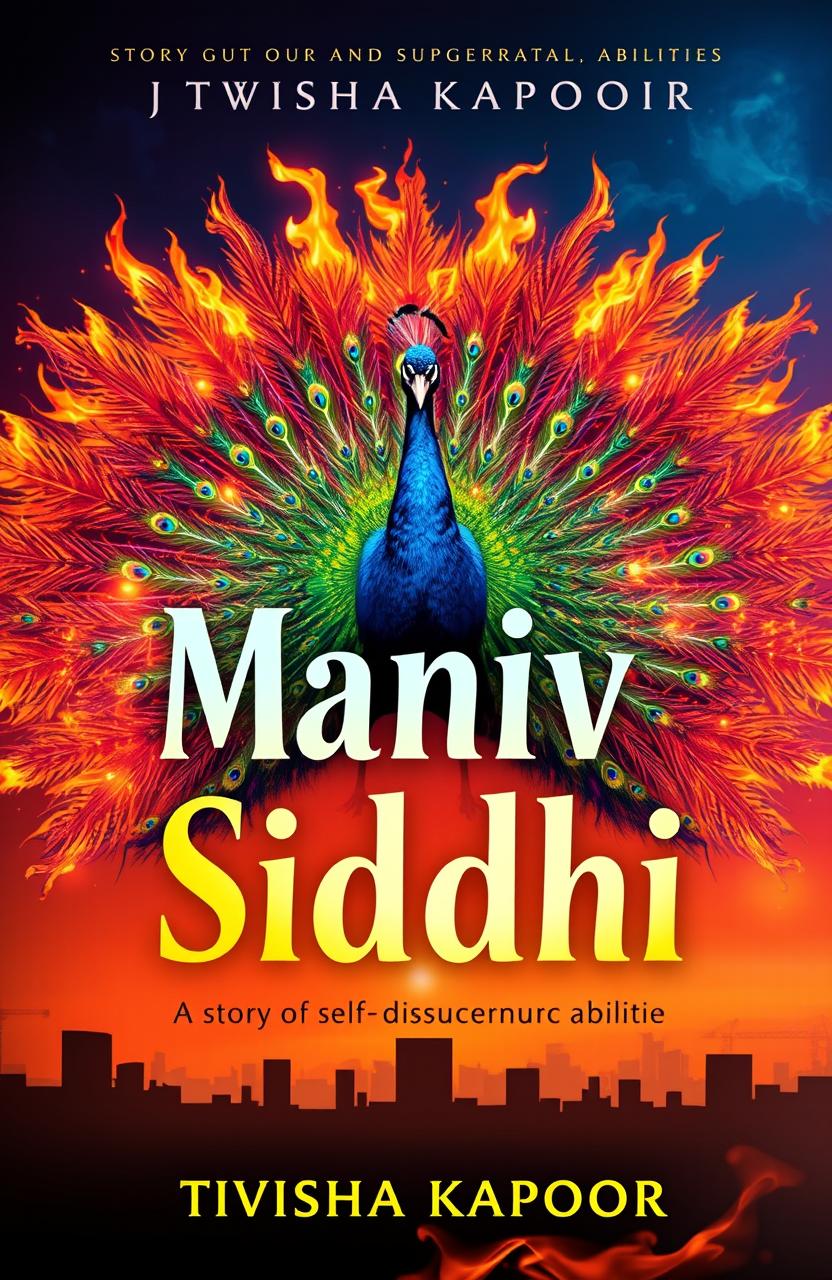 Create a captivating book cover for 'Maniv Siddhi', a story of self-discovery and supernatural abilities