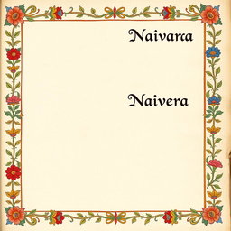 A medieval illuminated manuscript page, with the header text 'Naivara' aligned to the right