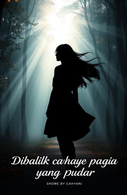 A serene and captivating scene illustrating the theme of 'Dibalik Cahaya yang Pudar' by Cahyani