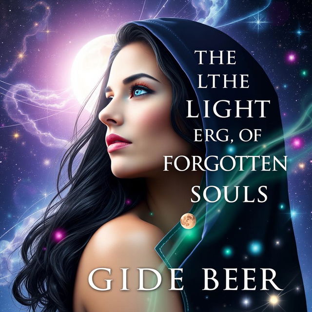 A stunning book cover for "The Light of Forgotten Souls" by Gide Beer