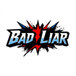 A sleek and modern logo for a team named 'Bad Liar'