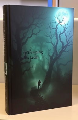 A stunning and eerie book cover for a horror novel