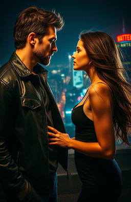 A thrilling love story set against a backdrop of suspense and intrigue