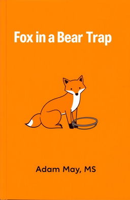 A simple art cover for a book titled 'Fox in a Bear Trap'