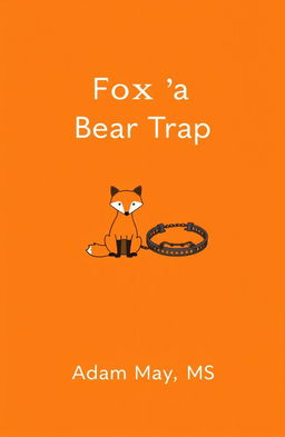 A simple art cover for a book titled 'Fox in a Bear Trap'