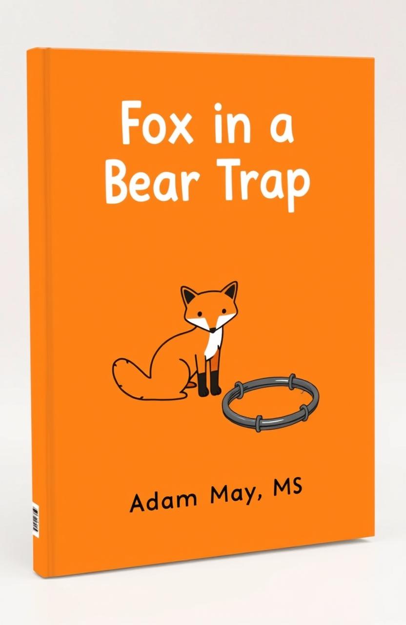 A simple art cover for a book titled 'Fox in a Bear Trap'