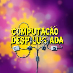 A book cover design for 'Computação Desplugada'