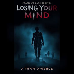 A psychological horror book cover focused on the theme of losing your mind
