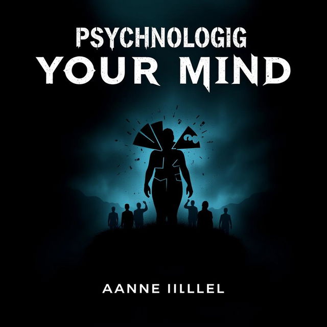 A psychological horror book cover focused on the theme of losing your mind