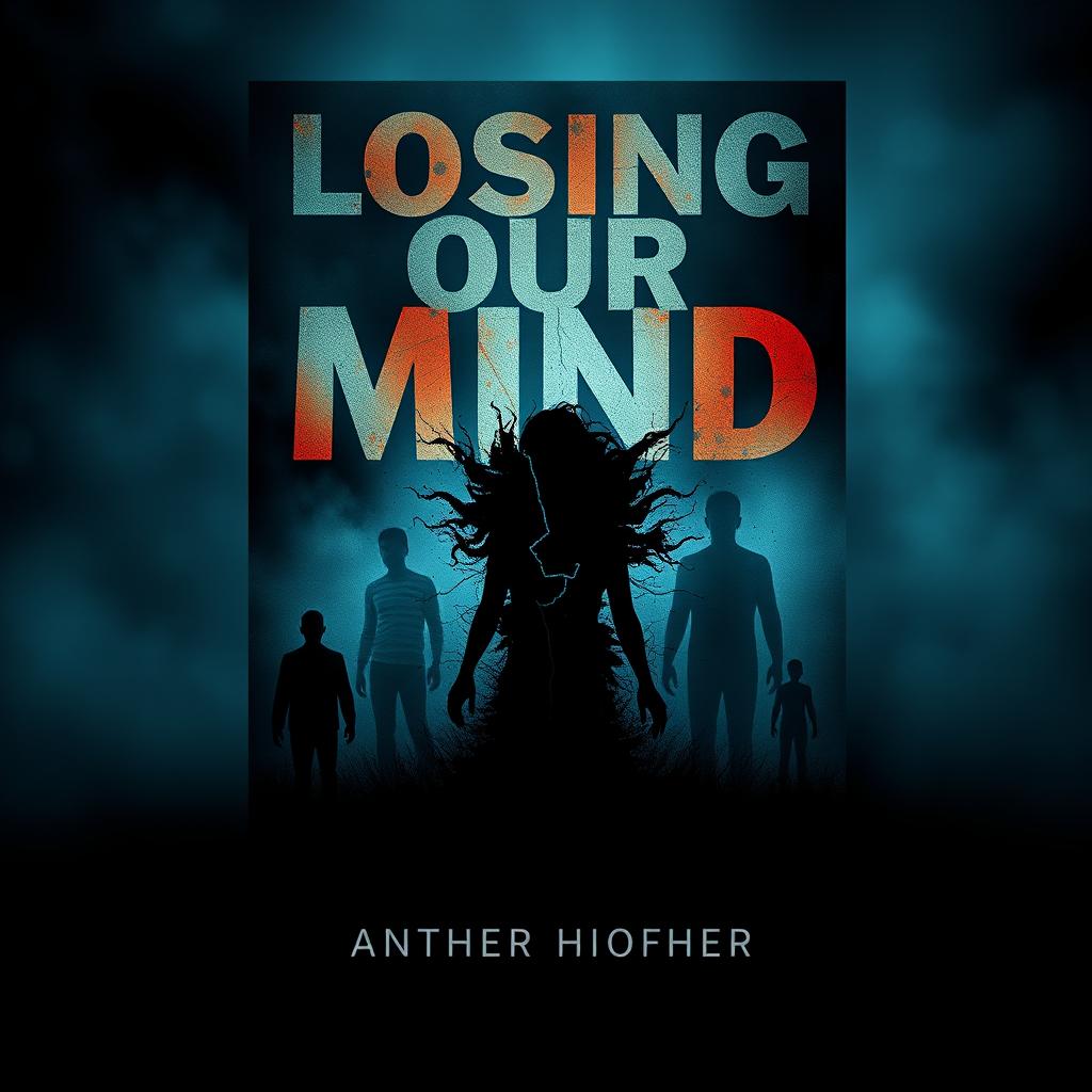 A psychological horror book cover focused on the theme of losing your mind