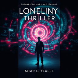 A psychological thriller book cover that explores themes of loneliness and being lost in an imaginary mathematical matrix