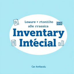 A bright and engaging book cover for 'La Guía Práctica en 5 Pasos para Dominar el Libro de Inventario Inicial', featuring a clean and modern design