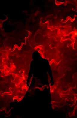A dramatic and intense scene depicting the theme of 'Passions Dark Flames,' featuring swirling flames in deep shades of red and black that symbolize burning desires and hidden emotions