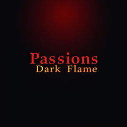 A dark-themed background featuring a smooth gradient transitioning from deep black to dark red, creating a moody and passionate atmosphere
