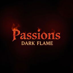 A dark-themed background featuring a smooth gradient transitioning from deep black to dark red, creating a moody and passionate atmosphere