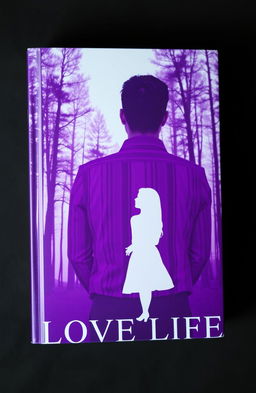 A book cover featuring a man seen from behind, his posture reflecting confusion as he gazes at a dense forest of trees